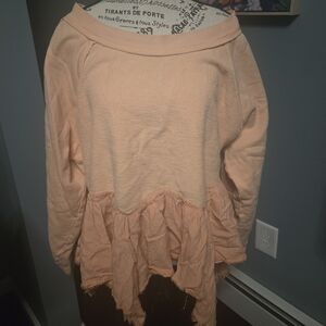 Free People Gold Duster Pullover